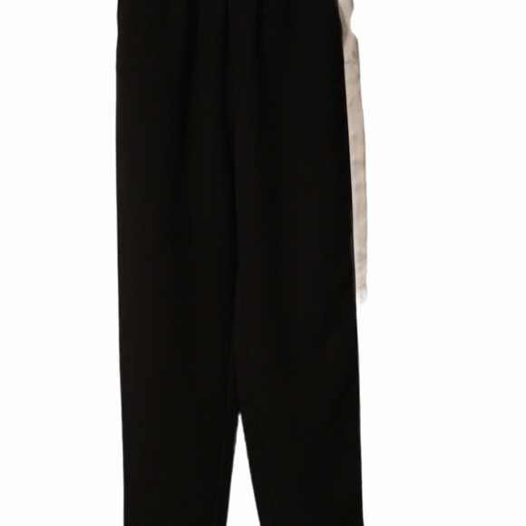 Chelsea28 Black and White Side Stripe Pants - Picture 2 of 4